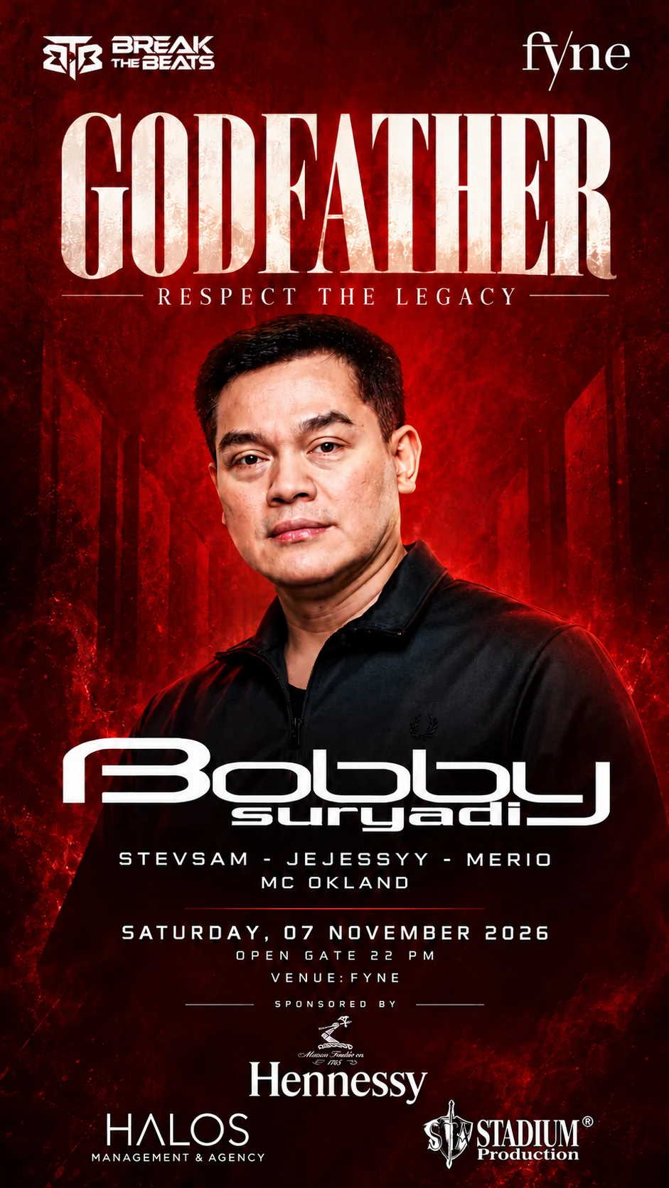 Poster lengkap event GODFATHER